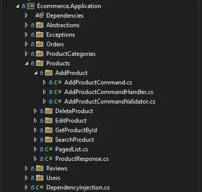 Application Layer project structure